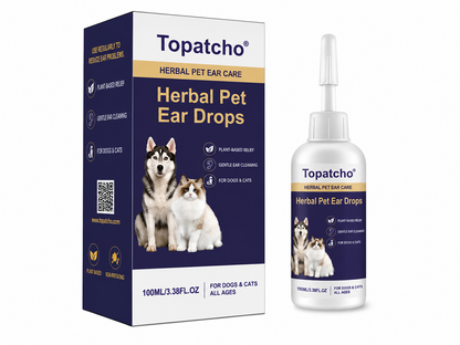 Topatcho™ 🍃 Gentle Clean & Calm Pet Ear Drops