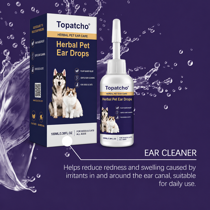 Topatcho™ 🍃 Gentle Clean & Calm Pet Ear Drops